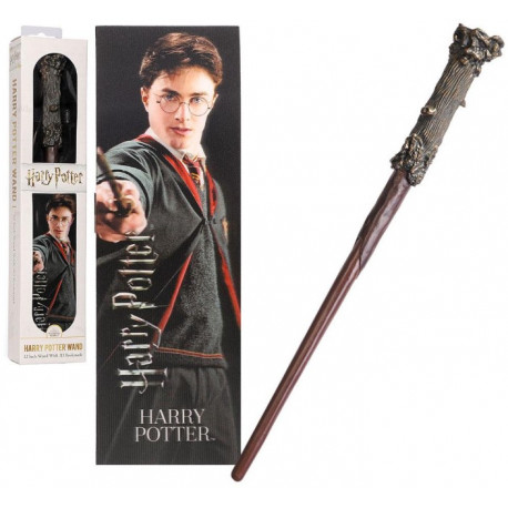 Bacchetta e Marcpáginas Harry potter 30 cm