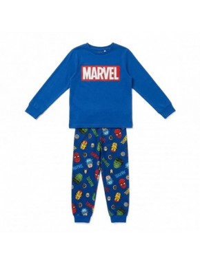 Pijama azul Avengers para crianças