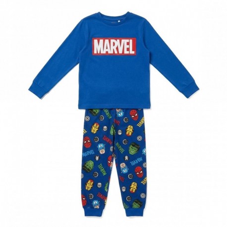Pijama azul Avengers para crianças