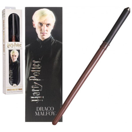 Ensemble baguette et marque-page Draco Malfoy 30 cm