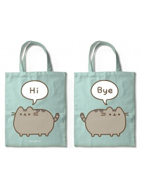 Sac en toile Pusheen avec design 'Hi Bye'