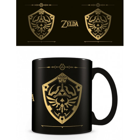 Coupe Zelda Bouclier Hyliano Or