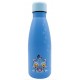 Botella azul con personaje de gato de KPop Demon Hunters