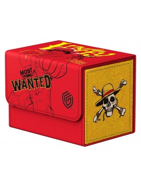 Deck box vermelho One Piece com design Xenoskin