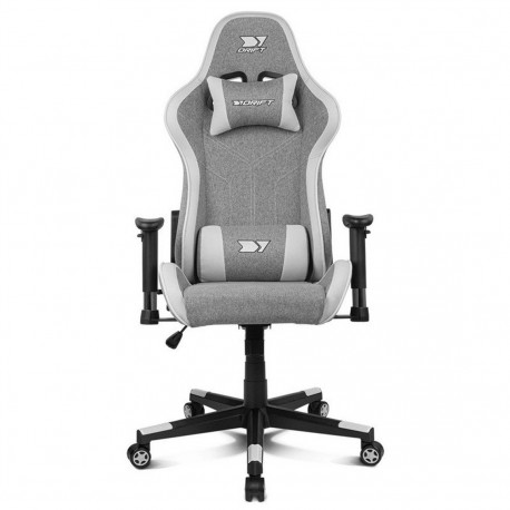 Chaise Gaming Drift DR90 Pro en gris et blanc