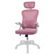 Cadeira gaming rosa e branca Drift DRAIR35
