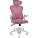 Cadeira gaming rosa e branca Drift DRAIR35
