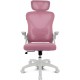 Cadeira gaming rosa e branca Drift DRAIR35