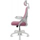 Cadeira gaming rosa e branca Drift DRAIR35