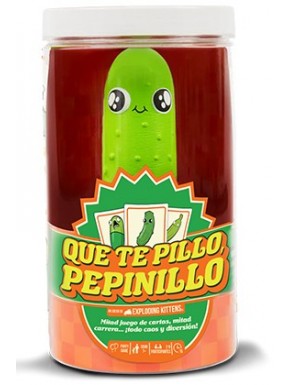 Juego de mesa Que Te Pillo Pepinillo de Asmodee en frasco
