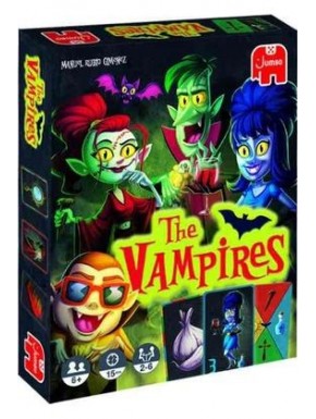 Caixa do jogo de tabuleiro The Vampires da DISET