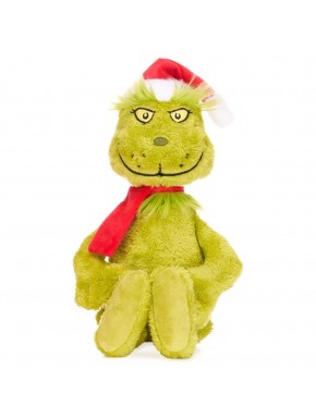 Pelúcia de O Grinch 50 cm com gorro vermelho
