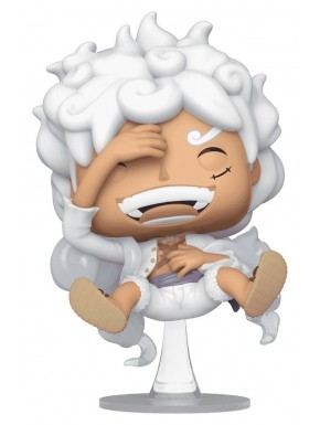 Figura Funko Pop de Luffy riendo en Gear Five de One Piece