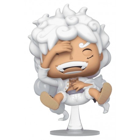 Figura Funko Pop de Luffy riendo en Gear Five de One Piece