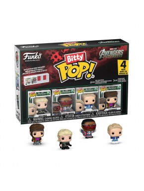Blister con 4 figuras Bitty POP Marvel Avengers