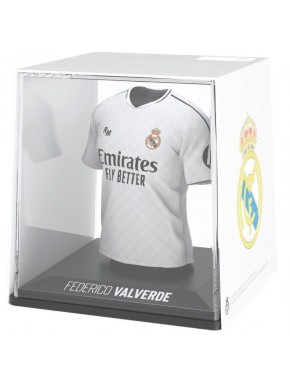 Figura mini camiseta Federico Valverde Real Madrid en estuche