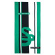 Serviette Rayée Harry Potter Serpentard