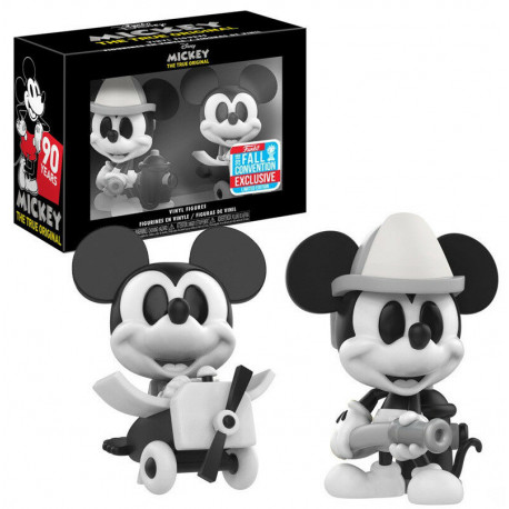 Set Figuras NYCC Exclusive Mickey 90 Aniversario Disney Funko VYNL