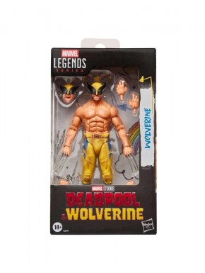 Figura de Wolverine Marvel Legends com acessórios intercambiáveis