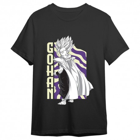 Camiseta preta Dragon Ball Z Gohan
