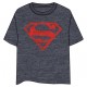 Camiseta gris con logo rojo de Superman DC Comics