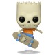 Figura Funko POP de Bart Esqueleto con monopatín.