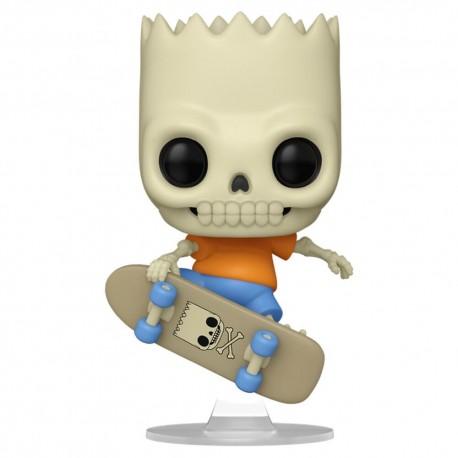 Figura Funko POP de Bart Esqueleto con monopatín.