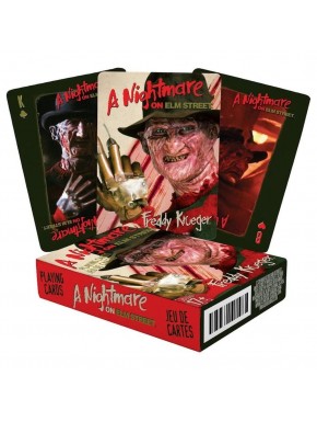 Jeu de cartes Freddy Krueger avec images de films