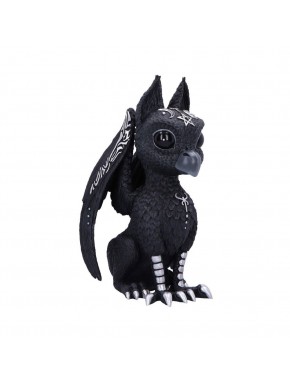 Figura negra de Griffael de 30 cm con símbolos en la frente