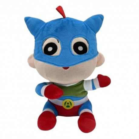 Peluche de Shin Chan vestido de superhéroe