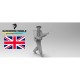 Figura de soldado britânico 1/35 Normandia 1944