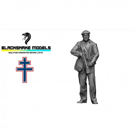 Figurine de Résistance Française FFI 1944