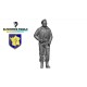 Figurine à l'échelle 1/35 de commandant de char français