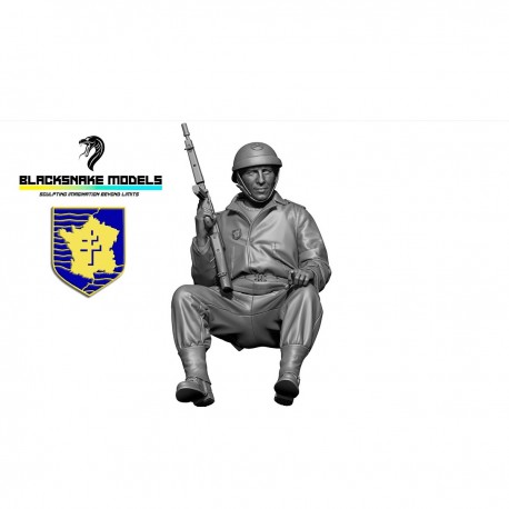 Figura 1/35 de um soldado da escolta do General Leclerc.