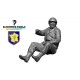 Figura em miniatura 1/35 do motorista do General Leclerc