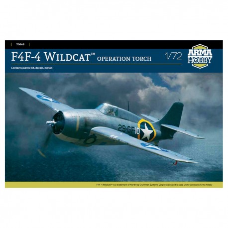 Kit maquete F4F-4 Wildcat 1/72 Arma Hobby