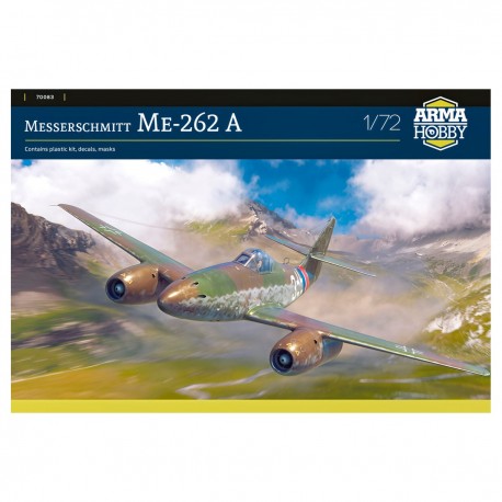 Maquete Messerschmitt Me 262 A-1a em voo