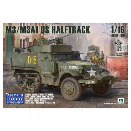 Modelo 1/16 M3/M3A1 Halftrack de Andy's Hobby