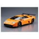Maquete Lamborghini Diablo GTR laranja
