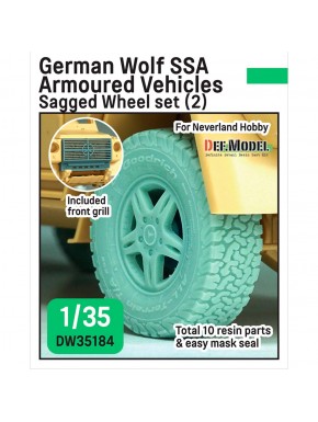 Conjunto de rodas German Wolf SSA para Neverland Hobby 1/35