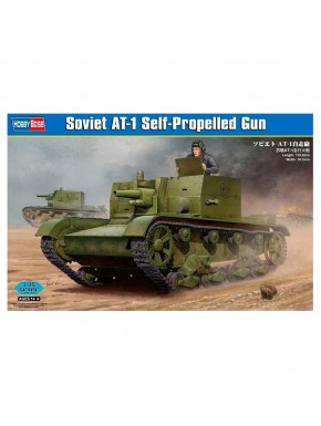 Caja maqueta Cañón Autopropulsado Soviético AT-1 de HobbyBoss