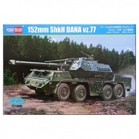 Maqueta 152mm ShkH DANA vz.77 1/72 de HobbyBoss