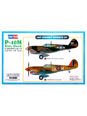 Maqueta P-40M Kitty Hawk de Hobby Boss en escala 1/48