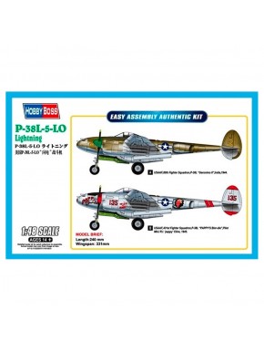 Caja del modelo a escala 1/48 P-38L-5-LO Lightning