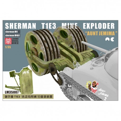 Modelo 1/35 Sherman T1E3 Mine Exploder 'Aunt Jemima'
