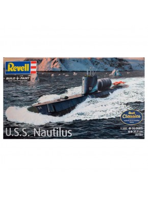 Maquete U.S.S Nautilus Revell 1/305 submarino