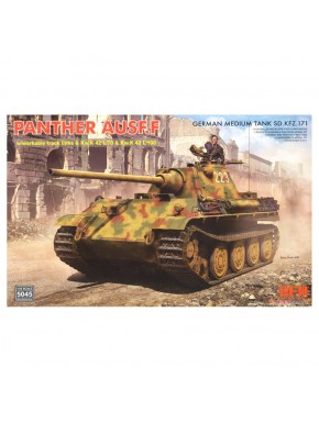 Maquete de tanque Panther Ausf. F em escala 1/35