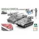 Kit modelo M50A1 Ontos 1/16 com interior da Takom