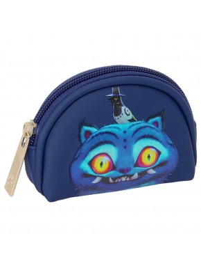 Monedero azul Kpop Demon Hunters con diseño colorido