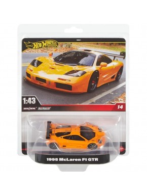 Vehículo Premium McLaren F1 GTR Escala 1:43 de Hot Wheels